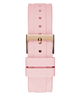 GUESS Ladies Pink Rose Gold Tone Multi-function Watch back image