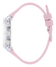 GW0438L7 GUESS Ladies Pink Clear Multi-function Watch  side view