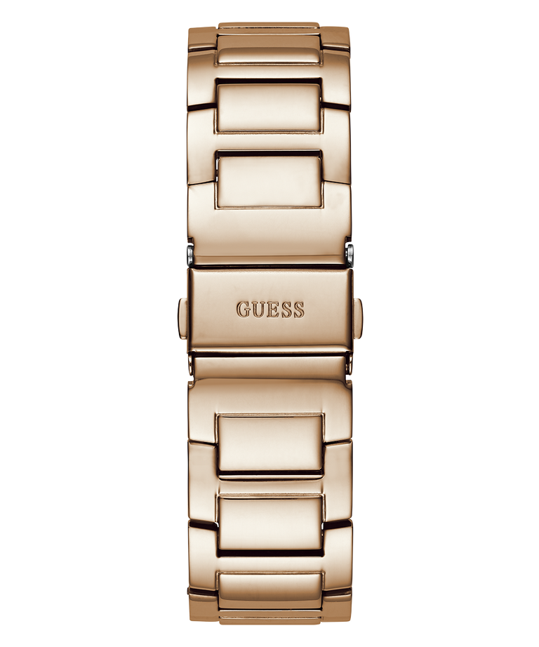GUESS Ladies Rose Gold Tone Multi-function Watch back