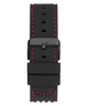 GW0499G4 GUESS Mens Black Red Multi-function Watch back view