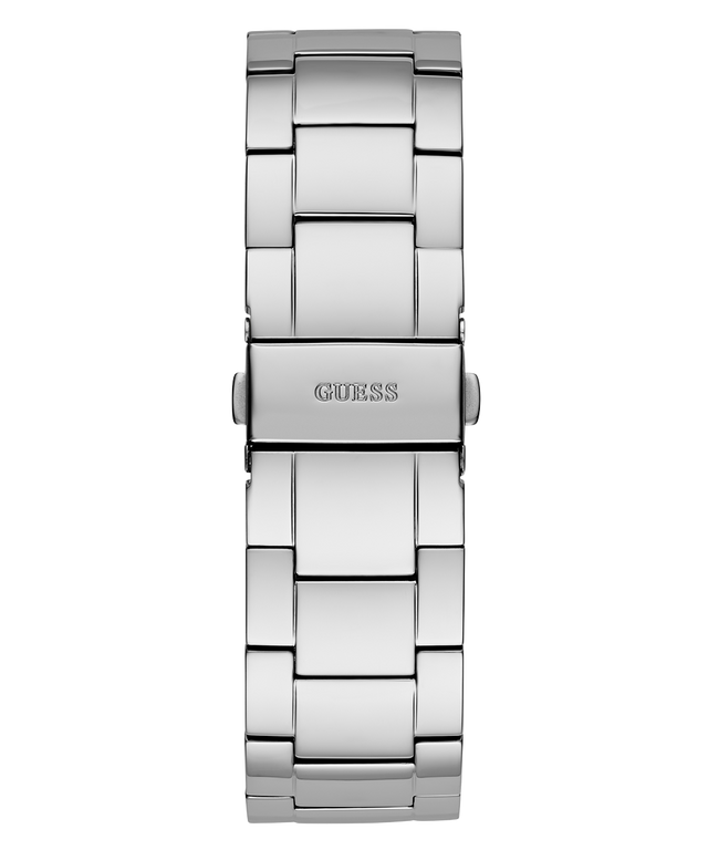 GUESS Mens Silver Tone Multi-function Watch back view