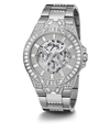GUESS Mens Silver Tone Multi-function Watch angle
