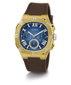 GW0571G5 GUESS Mens Brown Gold Tone Multi-function Watch