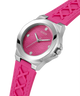 GUESS Ladies Pink Silver Analog Watch lifestyle angle