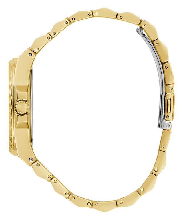 GUESS Ladies Gold Tone Analog Watch side