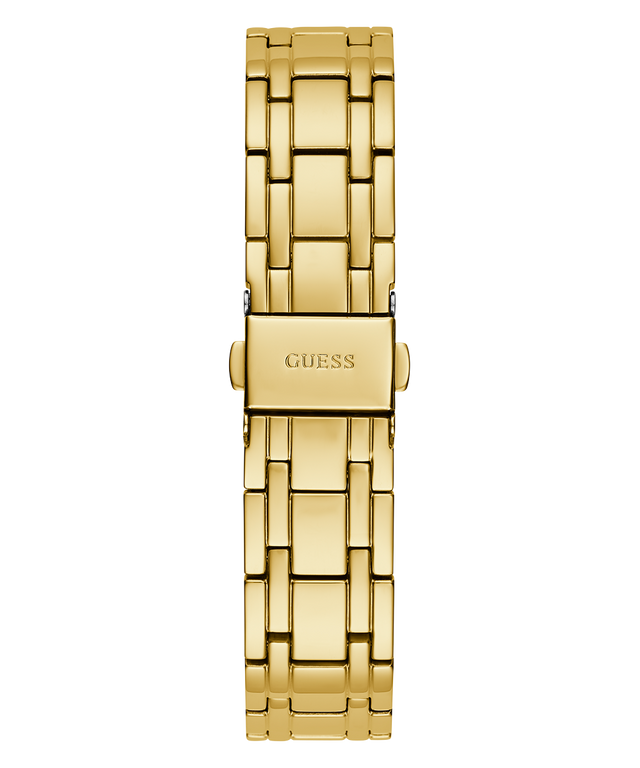 GUESS Ladies Gold Tone Multi-function Watch back