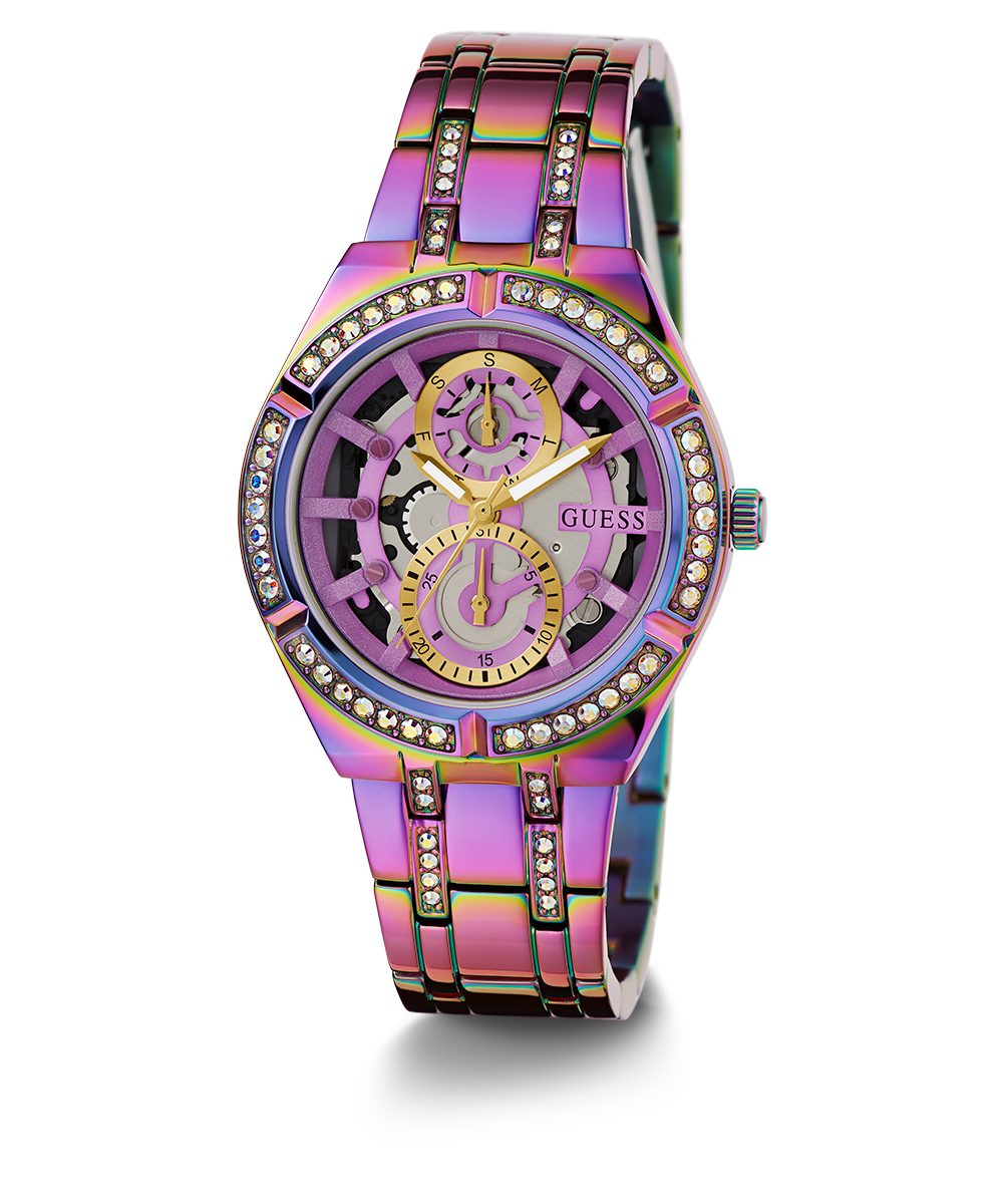 GUESS Watch Multi-function Ladies Watches US Iridescent Iridescent | - GUESS GW0604L4