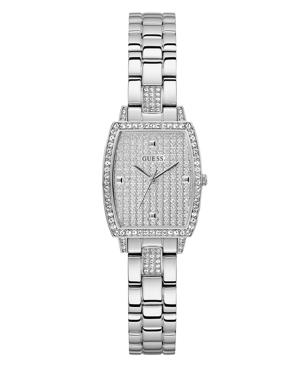 GUESS Ladies Silver Tone Analog Watch 