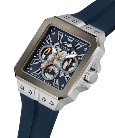 GUESS Mens Navy 2-Tone Multi-function Watch lifestyle image