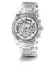 GW0650L1 GUESS Ladies Clear Multi-function Watch angle