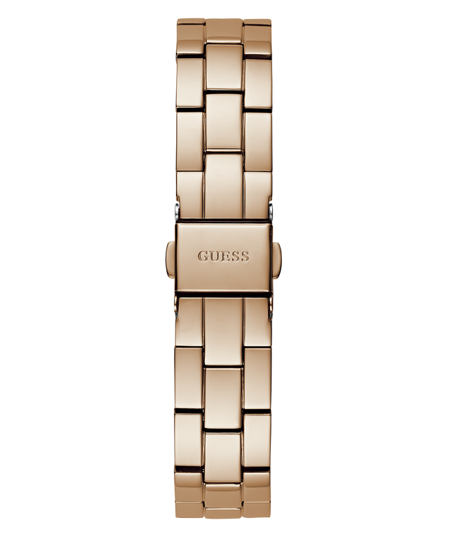 GUESS Ladies Rose Gold Tone Date Watch back view
