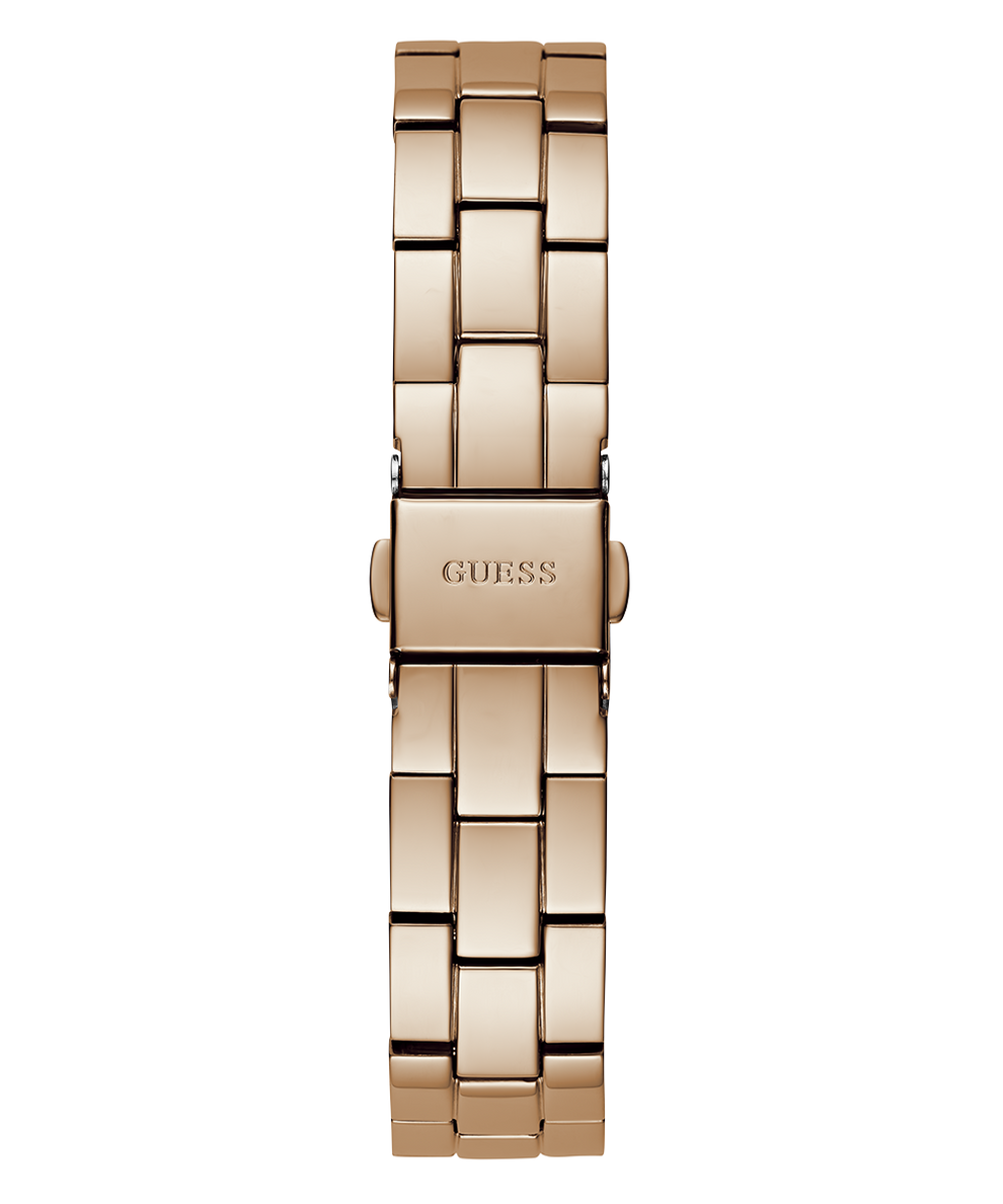 GUESS Ladies Rose Gold Tone Date Watch back view