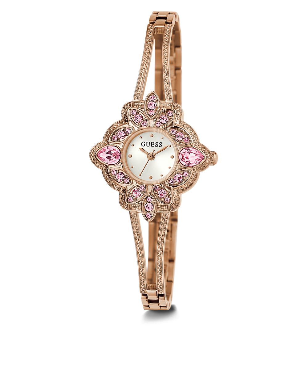 GW0681L3 GUESS Ladies Rose Gold Tone Analog Watch angle