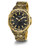 GW0700G1 GUESS Mens Gold Tone Analog Watch angle