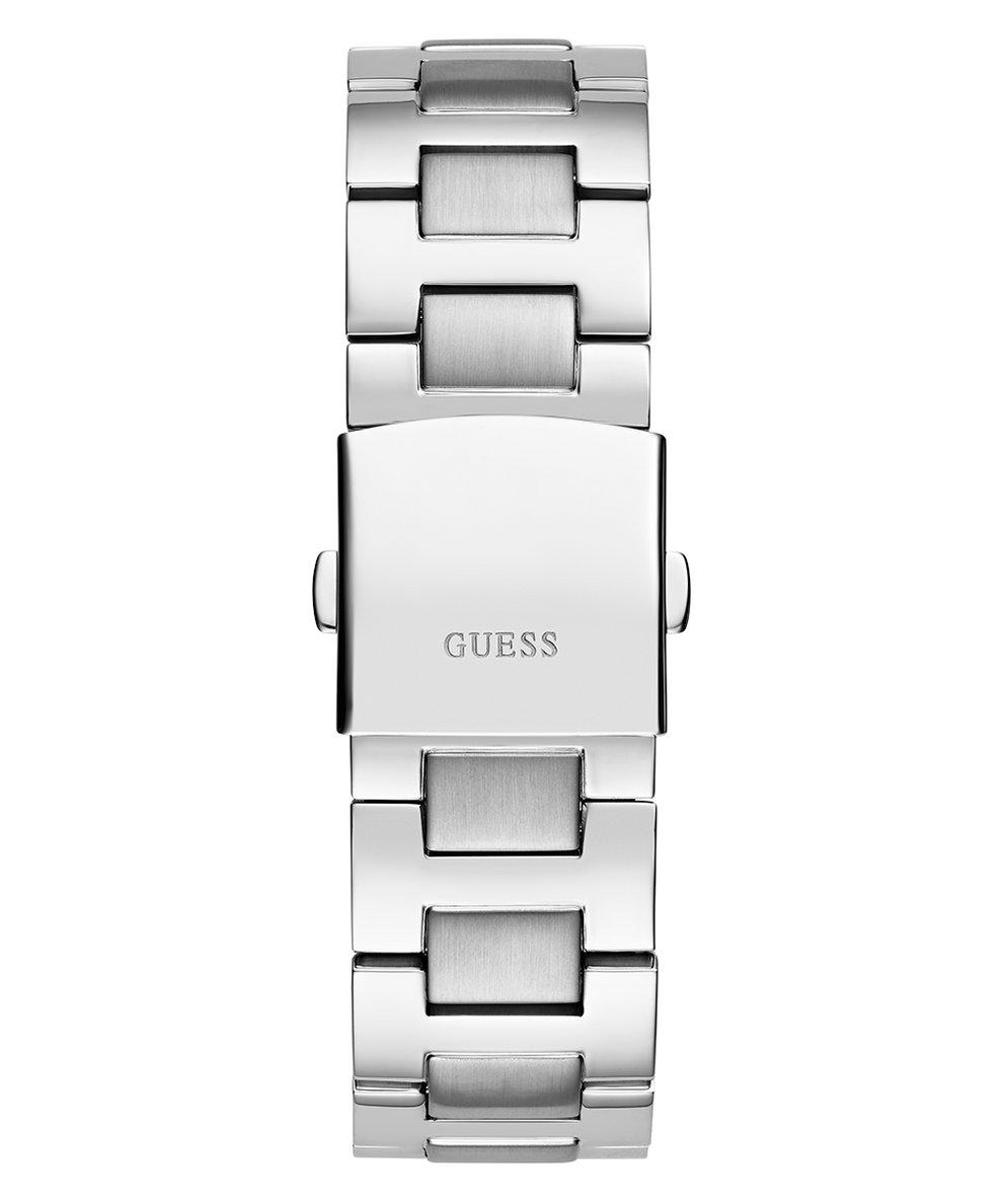 GUESS Mens Silver Tone Multi-function Watch back view