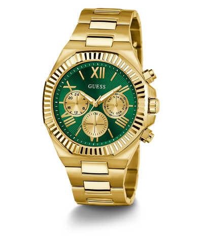 GW0703G2 GUESS Mens Gold Tone Multi-function Watch angle