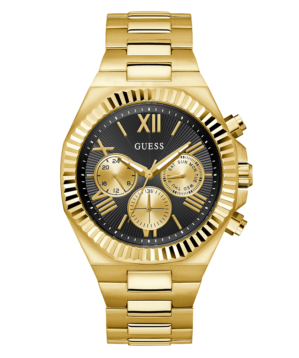 GW0703G5 GUESS Mens Gold Tone Multi-function Watch