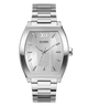 GUESS Mens Silver Tone Analog Watch straight