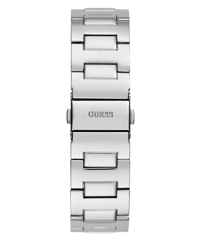GUESS Mens Silver Tone Analog Watch back view