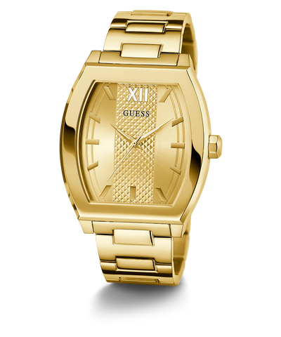 GW0705G3 GUESS Mens Gold Tone Analog Watch angle