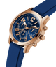  GW0708G3 GUESS Mens Blue Rose Gold Tone Multi-function Watch lifestyle