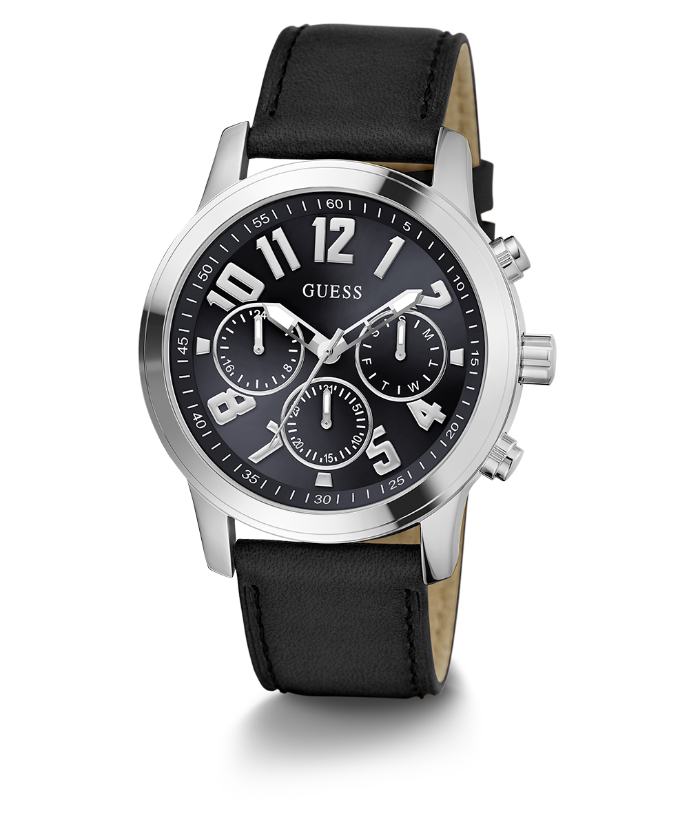 Guess watch best sale leather strap