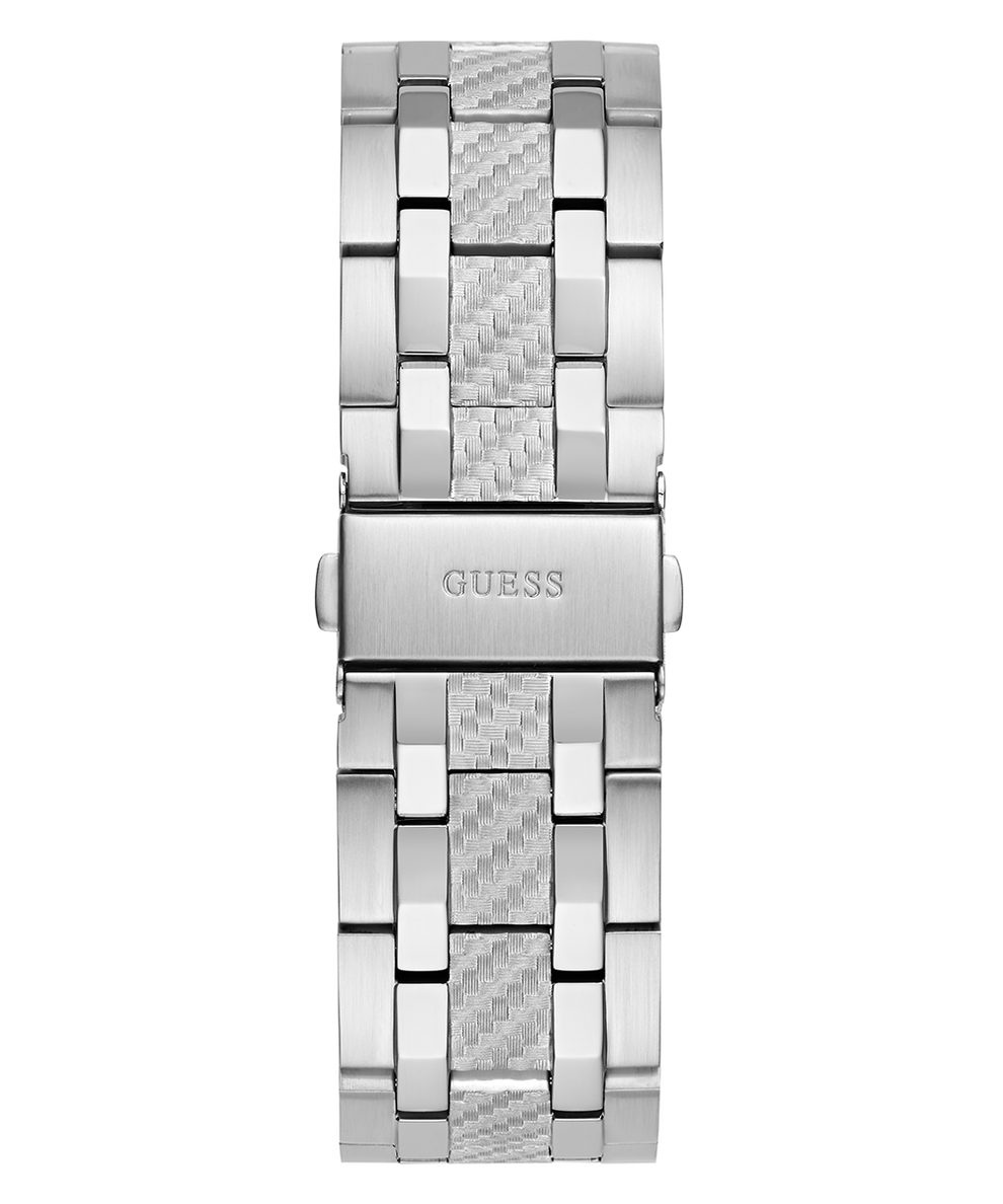 GW0714G1 GUESS Mens Silver Tone Multi-function Watch back view