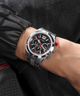 GW0714G1 GUESS Mens Silver Tone Multi-function Watch lifestyle watch on wrist