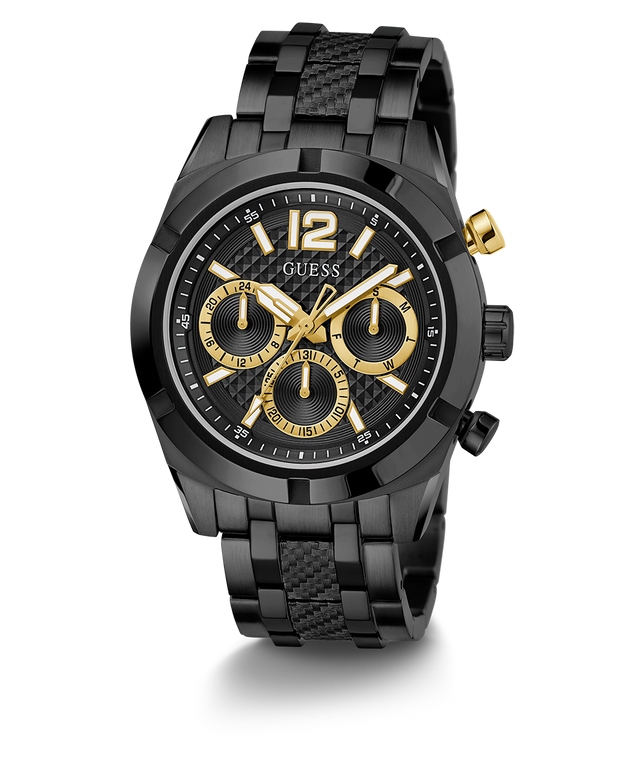 GW0714G4 GUESS Mens Black Multi-function Watch angle