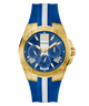 GW0716G2 GUESS Mens Blue Gold Tone Multi-function Watch