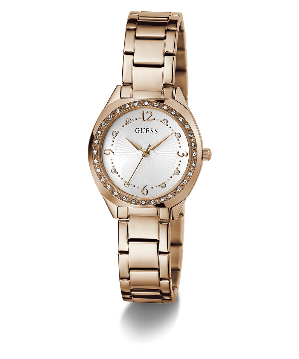 GUESS Ladies Rose Gold Tone Analog Watch GW0767L3 GUESS Watches US