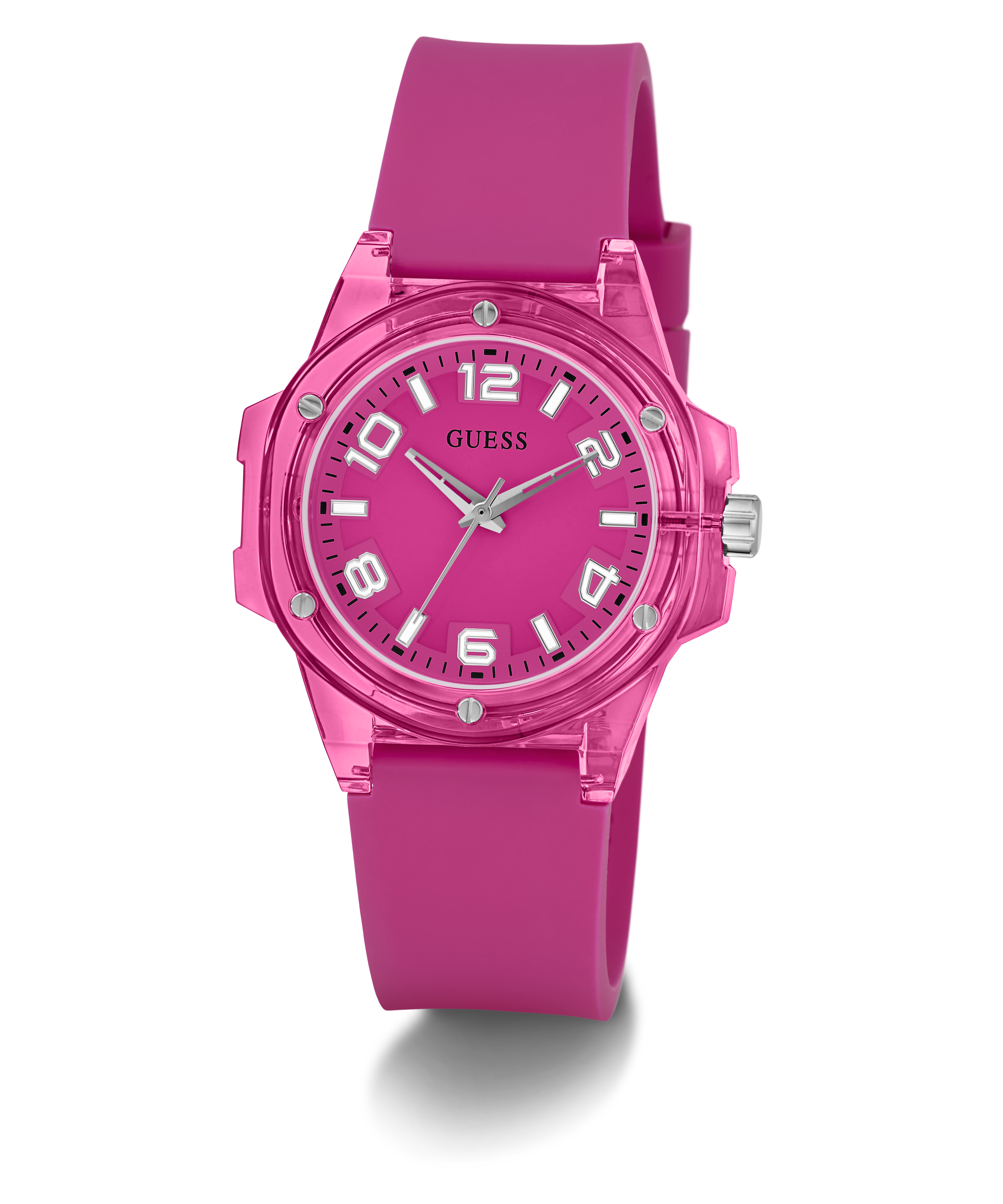 GUESS Ladies Pink Analog Watch - GW0880L4 | GUESS Watches US