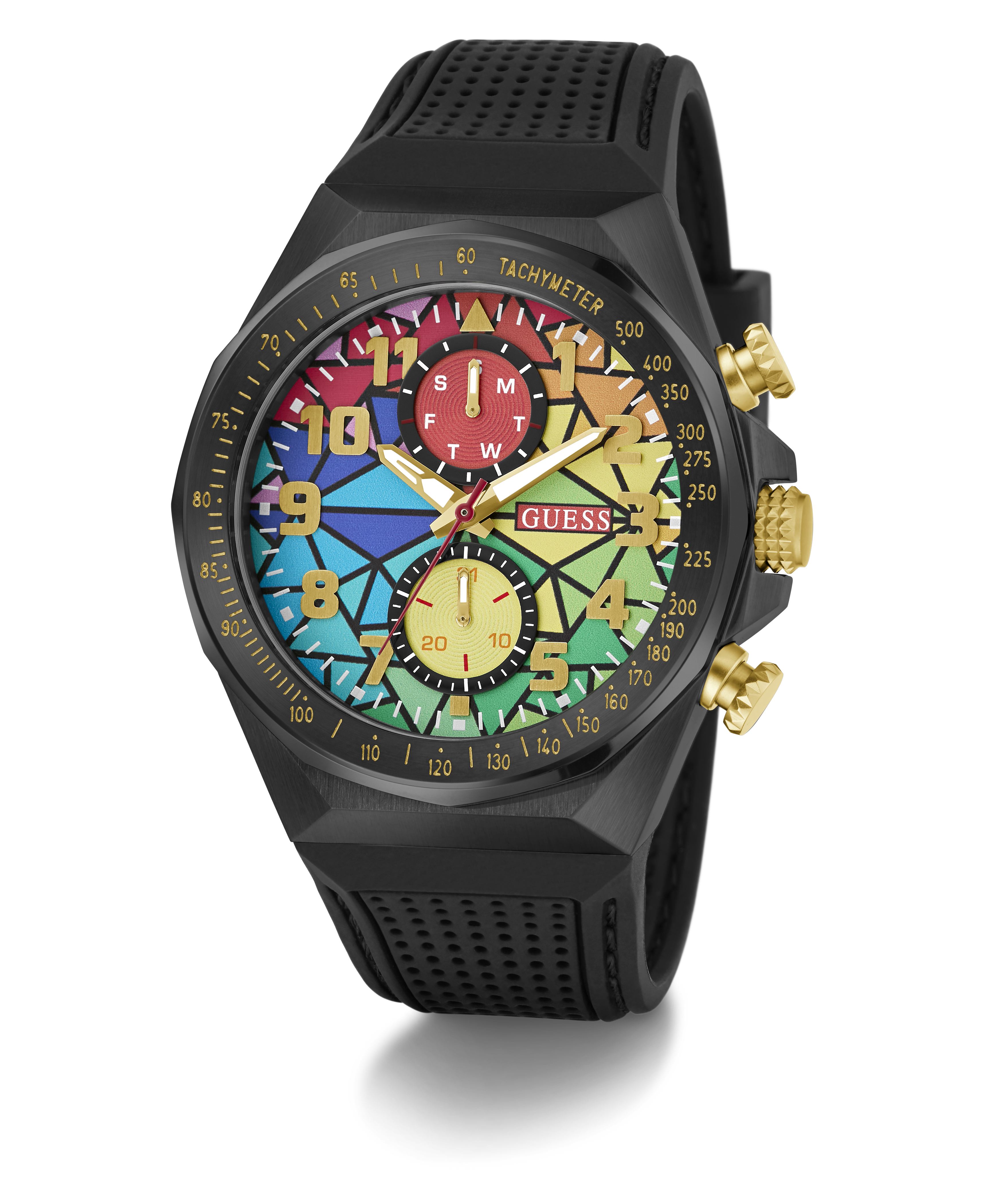 GUESS Mens Black Multi-function Watch - GW0902G3 | GUESS 