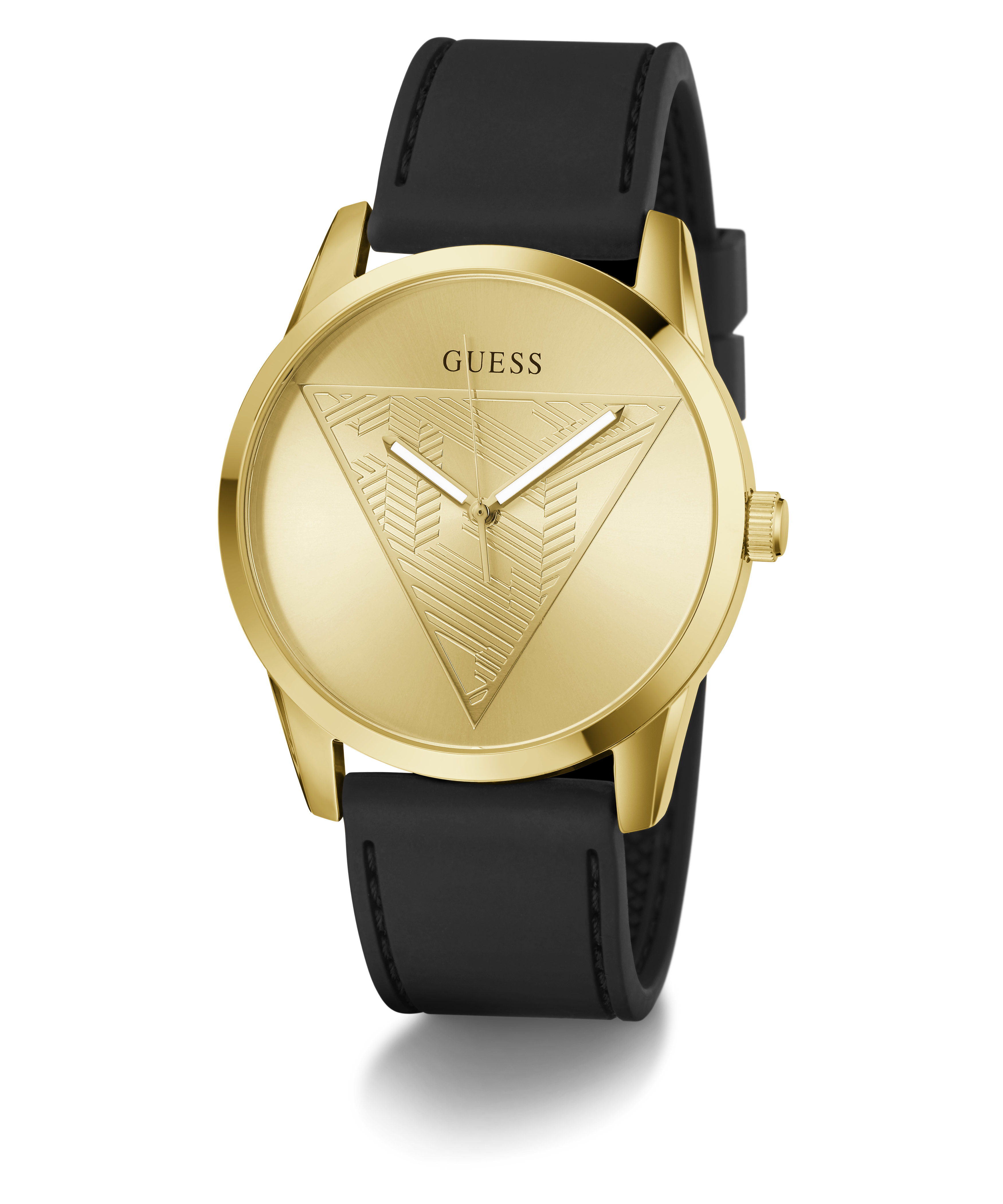 GUESS Mens Black Gold Tone Multi-function Watch - GW0957G2 | GUESS