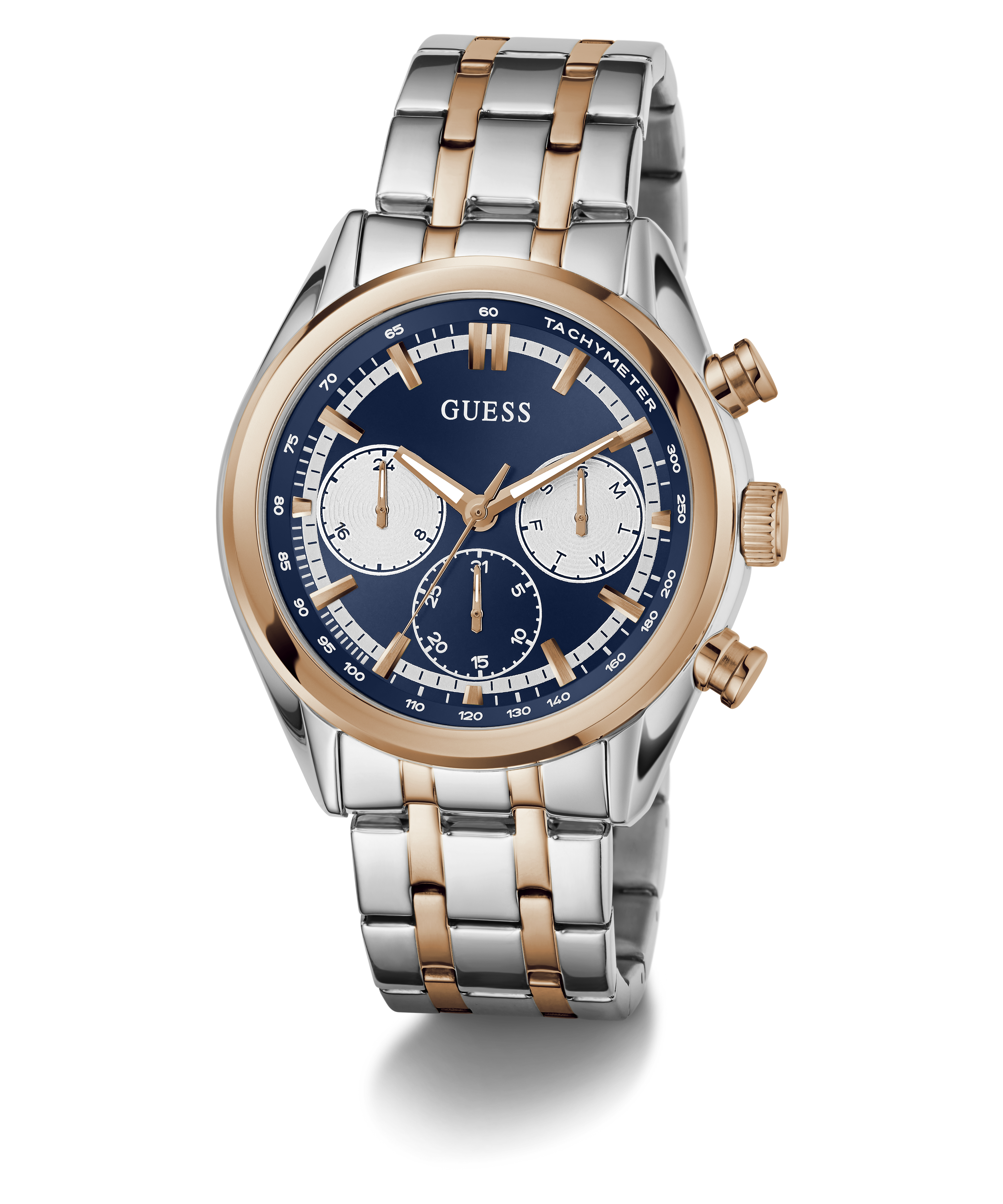 GUESS Mens 2-Tone Multi-function Watch - GW0971G5 | GUESS 