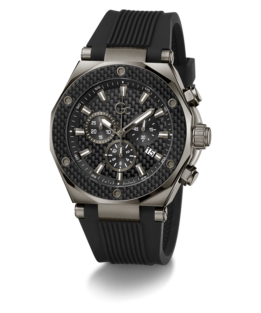 Gc Legacy Chrono Silicone - Z18009G2 | GUESS Watches US