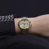 GUESS Mens Gold Tone Analog Watch video