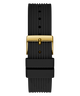 GW0030L2 GUESS Ladies 39mm Black & Gold-Tone Multi-function Sport Watch strap image