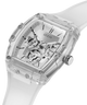 GW0203G1 GUESS Mens 41mm Clear Multi-function Trend Watch caseback (with attachment) image lifestyle