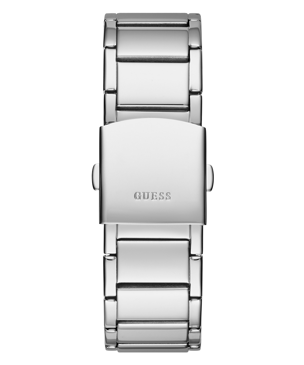 GW0209G1 GUESS Mens 47mm Silver-Tone Multi-function Sport Watch strap image