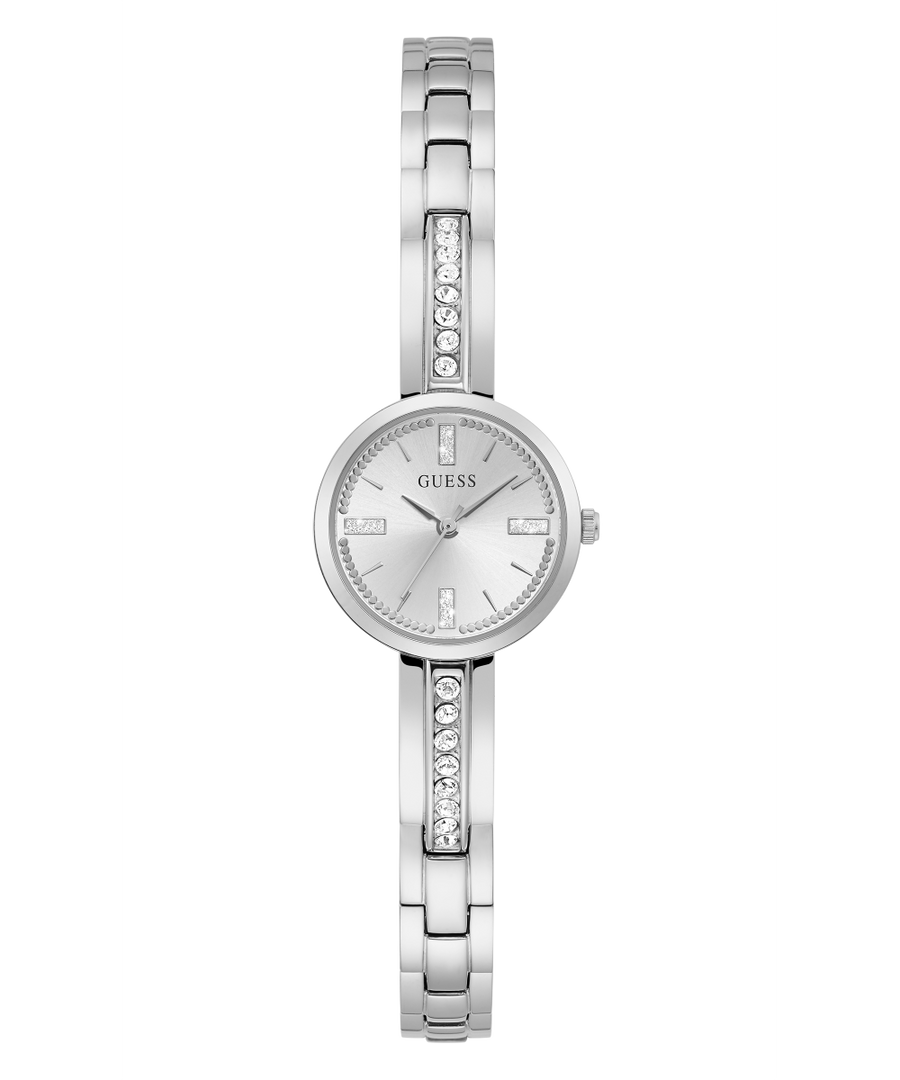 GW0288L1 GUESS Ladies 22mm Silver-Tone Analog Jewelry Watch primary image
