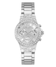 GW0320L1 GUESS Ladies 36mm Silver-Tone Multi-function Sport Watch primary image