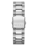 U0668G7 GUESS Mens 45mm Silver-Tone Chronograph Dress Watch strap image