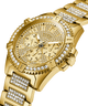 U0799G2 GUESS Mens 46mm Gold-Tone Multi-function Sport Watch caseback (with attachment) image lifestyle