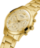 U1070L2 GUESS Ladies 40mm Gold-Tone Multi-function Dress Watch caseback (with attachment) image lifestyle