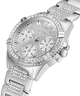 U1156L1 GUESS Ladies 40mm Silver-Tone Multi-function Sport Watch caseback (with attachment) image lifestyle