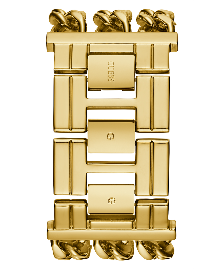 U1275L2 GUESS Ladies 47mm Gold-Tone Analog Trend Watch strap image