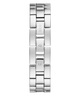 U1288L1 GUESS Ladies 36mm Silver-Tone Analog Dress Watch strap image