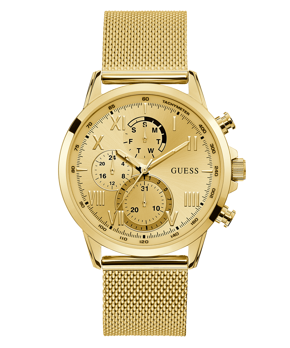 GUESS Mens Gold Tone Multi-function Watch - U1310G2 | GUESS Watches US