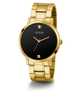 U1315G2 GUESS Mens 44mm Gold-Tone Analog Dress Watch alternate image